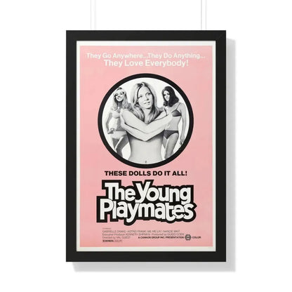 THE YOUNG PLAYMATES 1972 - Framed Movie Poster 20" x 30" Black - The Sticker Space