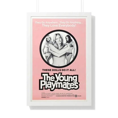 THE YOUNG PLAYMATES 1972 - Framed Movie Poster 20" x 30" White - The Sticker Space