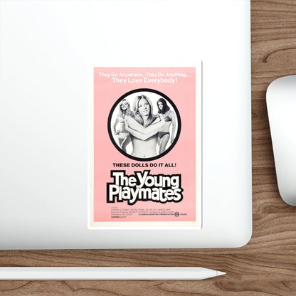 THE YOUNG PLAYMATES 1972 Movie Poster STICKER Vinyl Die-Cut Decal-The Sticker Space