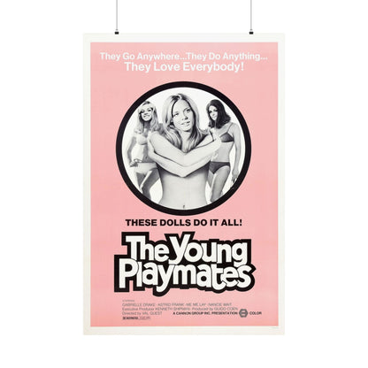 THE YOUNG PLAYMATES 1972 - Paper Movie Poster-36" x 54"-The Sticker Space