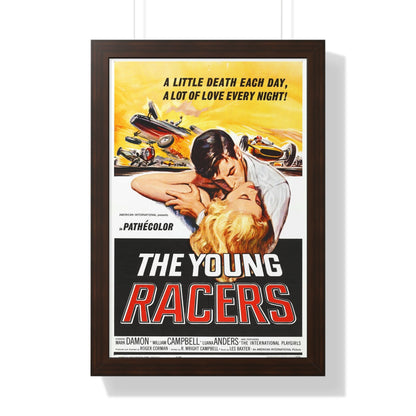 THE YOUNG RACERS 1963 - Framed Movie Poster-16″ x 24″-The Sticker Space