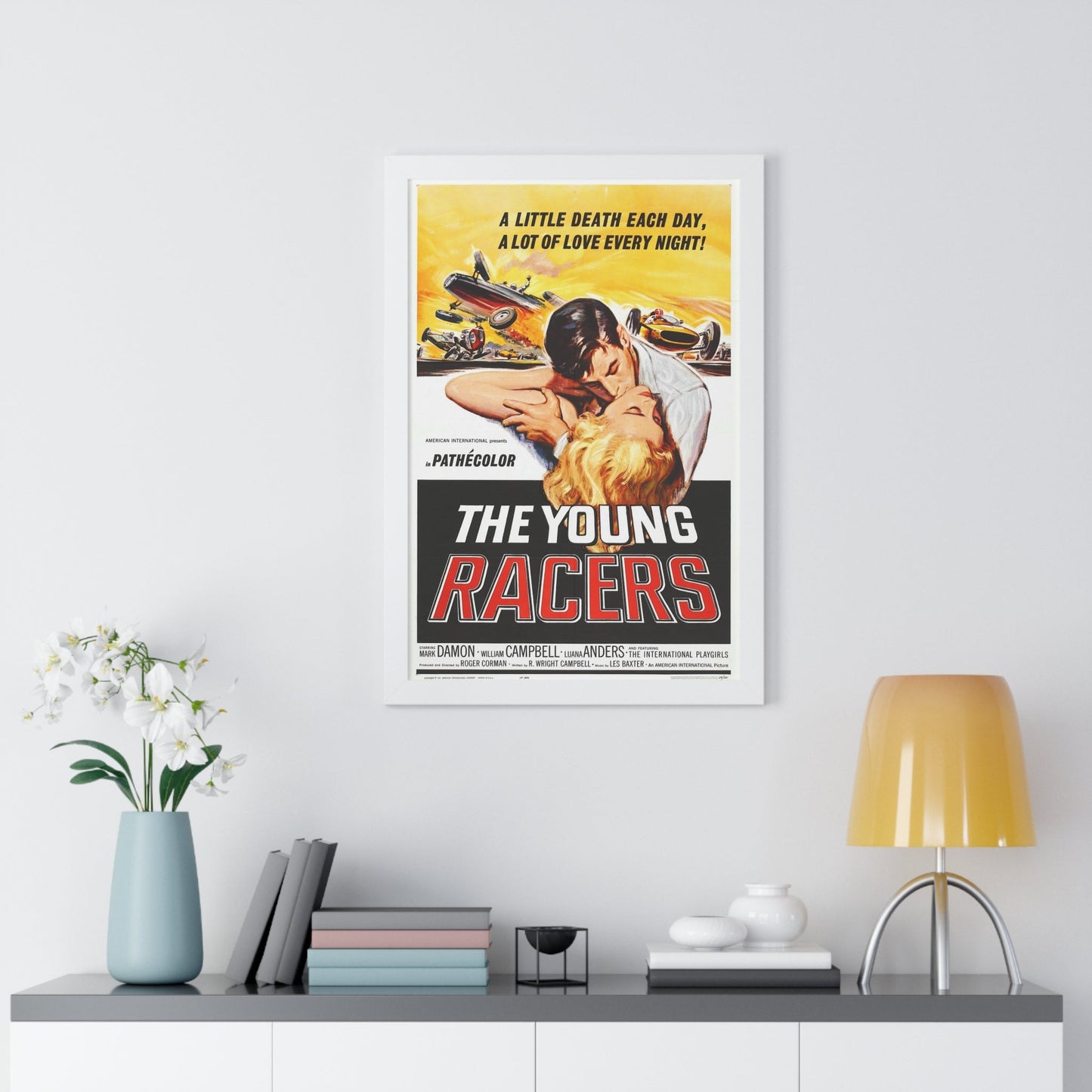 THE YOUNG RACERS 1963 - Framed Movie Poster-The Sticker Space