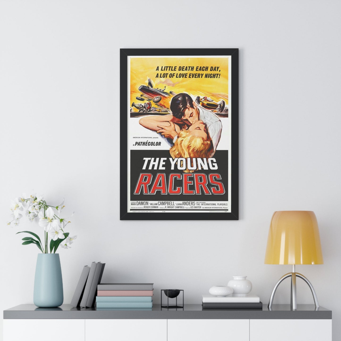 THE YOUNG RACERS 1963 - Framed Movie Poster-The Sticker Space