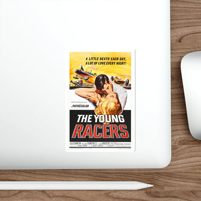 THE YOUNG RACERS 1963 Movie Poster STICKER Vinyl Die-Cut Decal-The Sticker Space