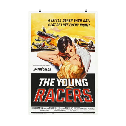 THE YOUNG RACERS 1963 - Paper Movie Poster 24″ x 36″ Matte - The Sticker Space