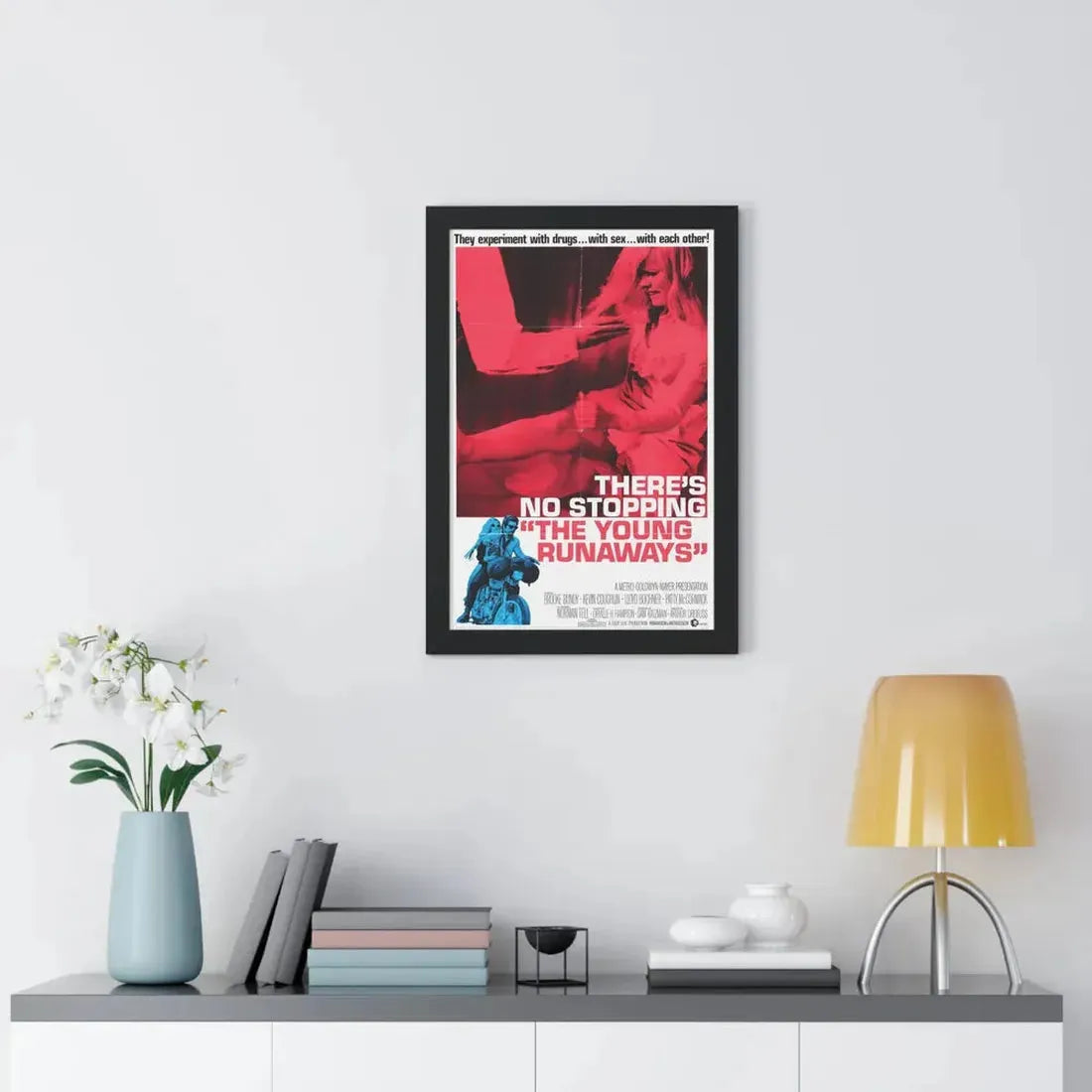 THE YOUNG RUNAWAYS 1968 - Framed Movie Poster - The Sticker Space