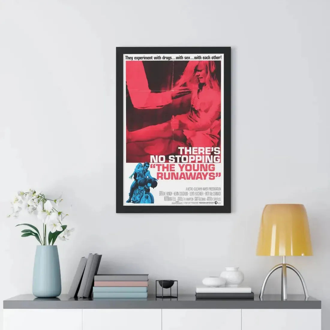 THE YOUNG RUNAWAYS 1968 - Framed Movie Poster - The Sticker Space