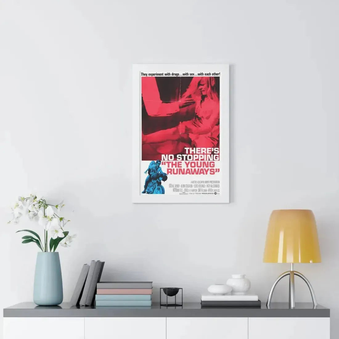 THE YOUNG RUNAWAYS 1968 - Framed Movie Poster - The Sticker Space