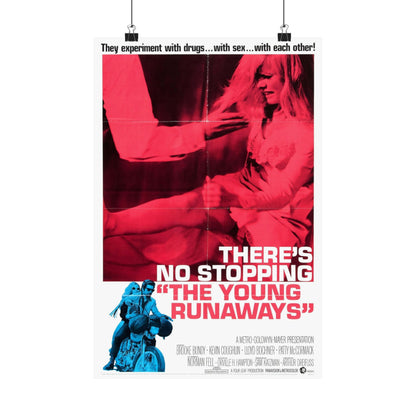 THE YOUNG RUNAWAYS 1968 - Paper Movie Poster-12″ x 18″-The Sticker Space