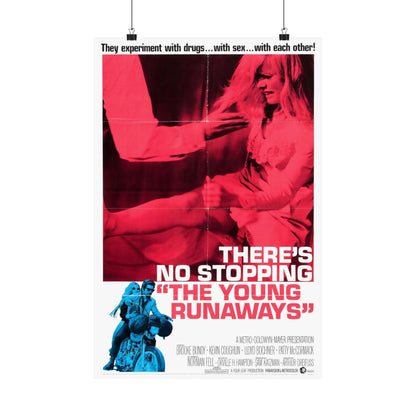 THE YOUNG RUNAWAYS 1968 - Paper Movie Poster-16″ x 24″-The Sticker Space