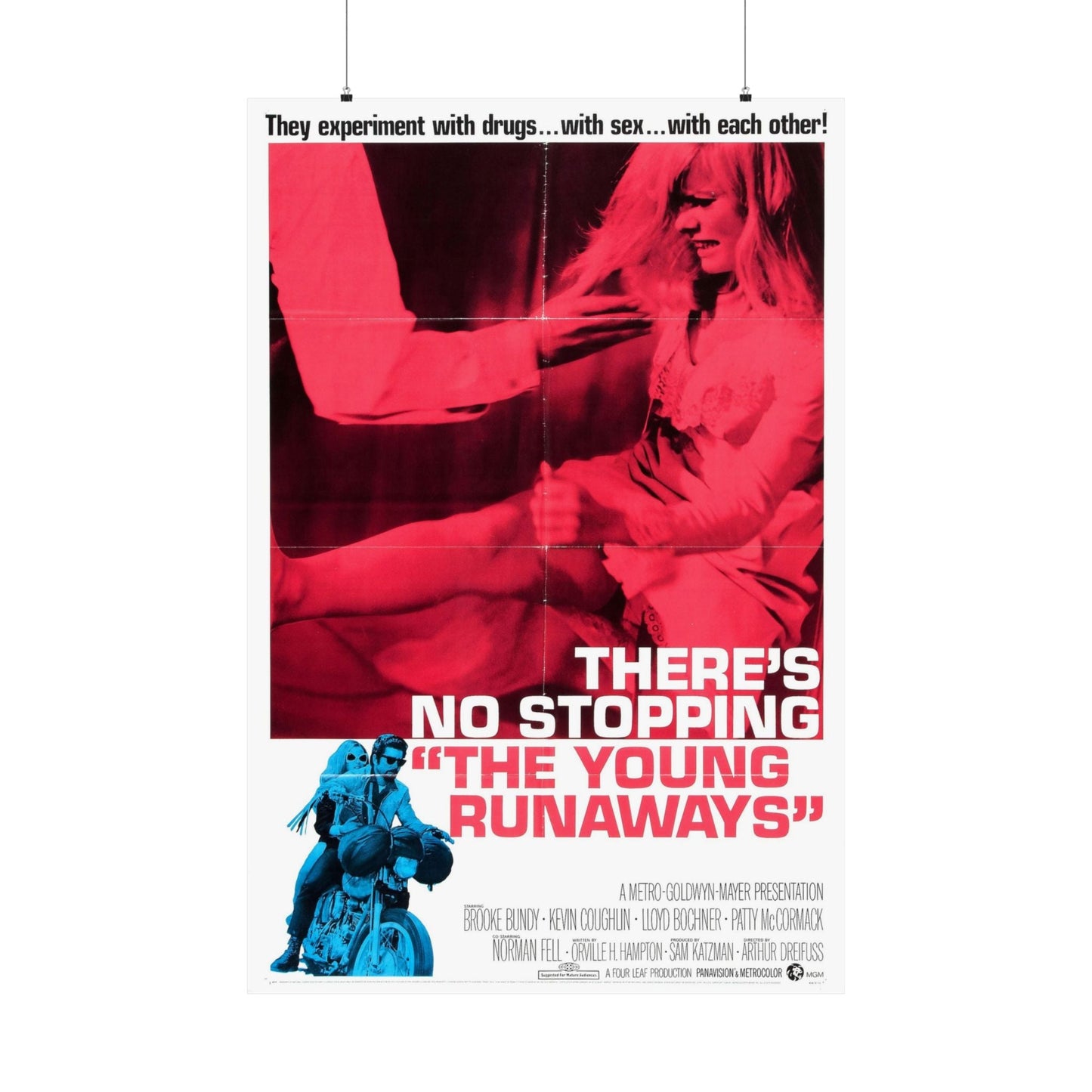 THE YOUNG RUNAWAYS 1968 - Paper Movie Poster-36" x 54"-The Sticker Space