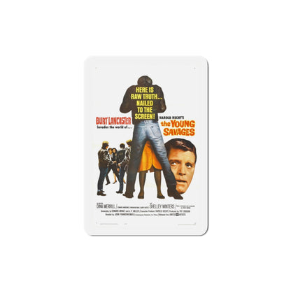 The Young Savages 1961 Movie Poster Die-Cut Magnet-3 Inch-The Sticker Space