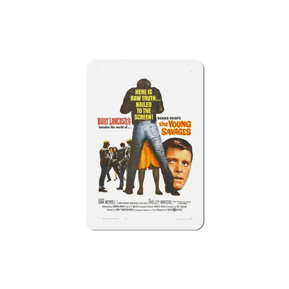 The Young Savages 1961 Movie Poster Refrigerator Magnet 6 Inch - The Sticker Space
