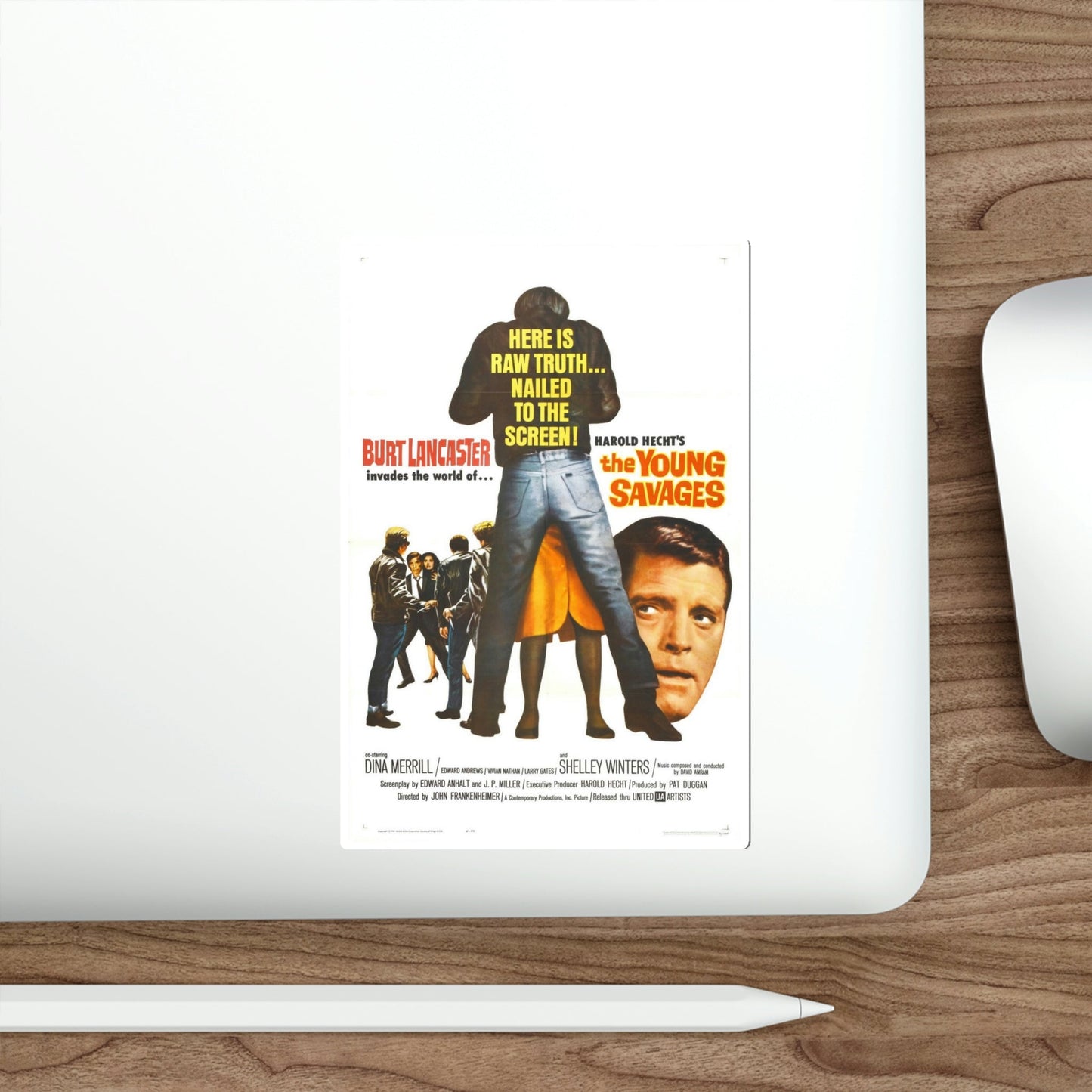 The Young Savages 1961 Movie Poster STICKER Vinyl Die-Cut Decal-The Sticker Space