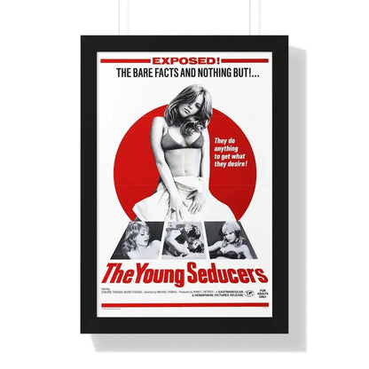 THE YOUNG SEDUCERS (SWINGIN STEWARDESSES) 1971 - Framed Movie Poster 16″ x 24″ Black - The Sticker Space