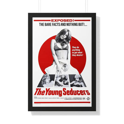 THE YOUNG SEDUCERS (SWINGIN STEWARDESSES) 1971 - Framed Movie Poster 20" x 30" Black - The Sticker Space