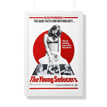 THE YOUNG SEDUCERS (SWINGIN STEWARDESSES) 1971 - Framed Movie Poster 20" x 30" White - The Sticker Space