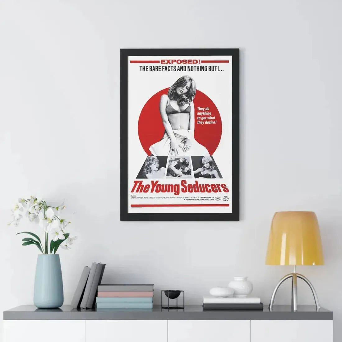 THE YOUNG SEDUCERS (SWINGIN STEWARDESSES) 1971 - Framed Movie Poster - The Sticker Space