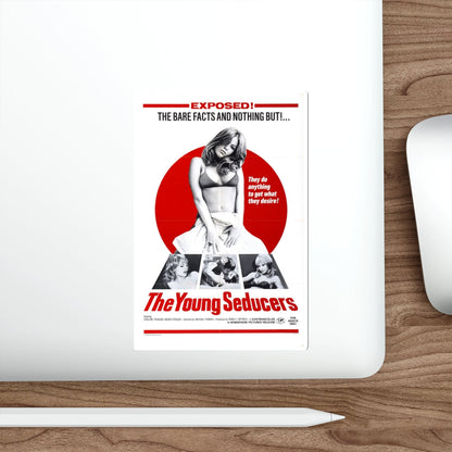 THE YOUNG SEDUCERS (SWINGIN STEWARDESSES) 1971 Movie Poster STICKER Vinyl Die-Cut Decal-The Sticker Space