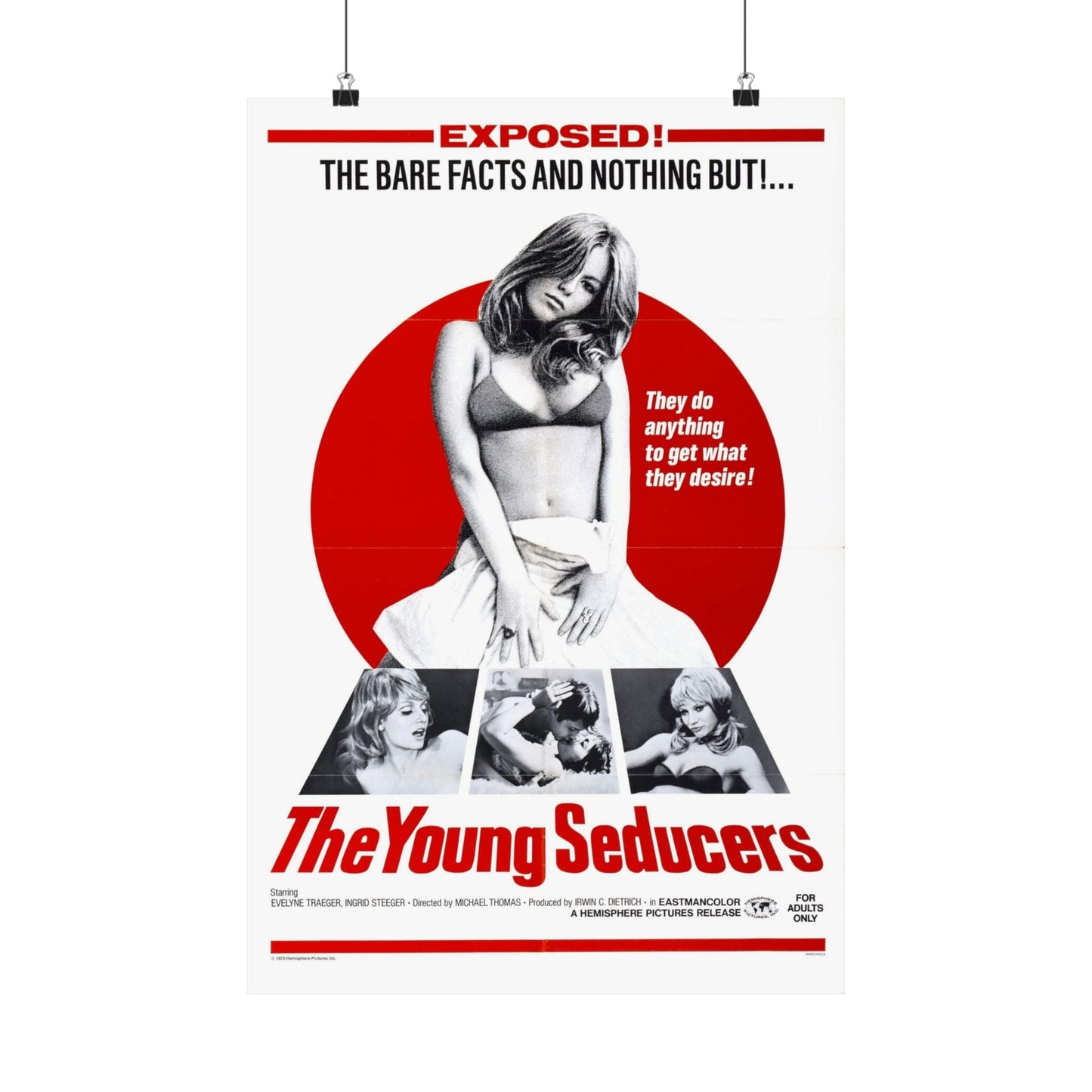 THE YOUNG SEDUCERS (SWINGIN STEWARDESSES) 1971 - Paper Movie Poster-16″ x 24″-The Sticker Space