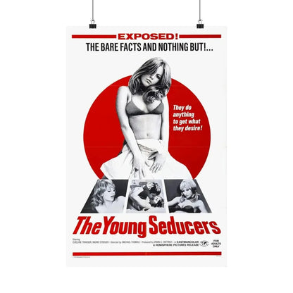 THE YOUNG SEDUCERS (SWINGIN STEWARDESSES) 1971 - Paper Movie Poster 16″ x 24″ Matte - The Sticker Space
