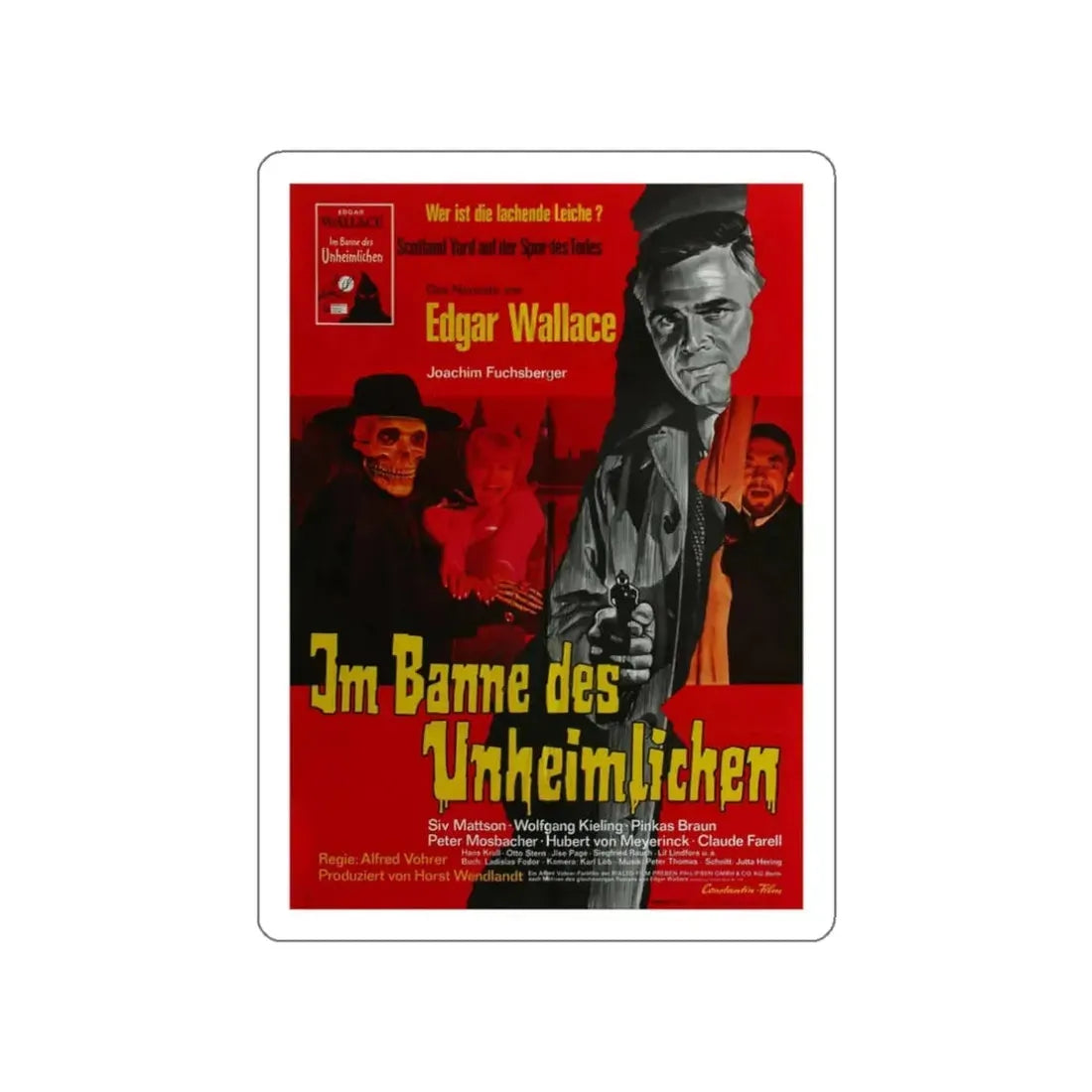 THE ZOMBIE WALKS 1968 Movie Poster STICKER Vinyl Die-Cut Decal 3 Inch - The Sticker Space