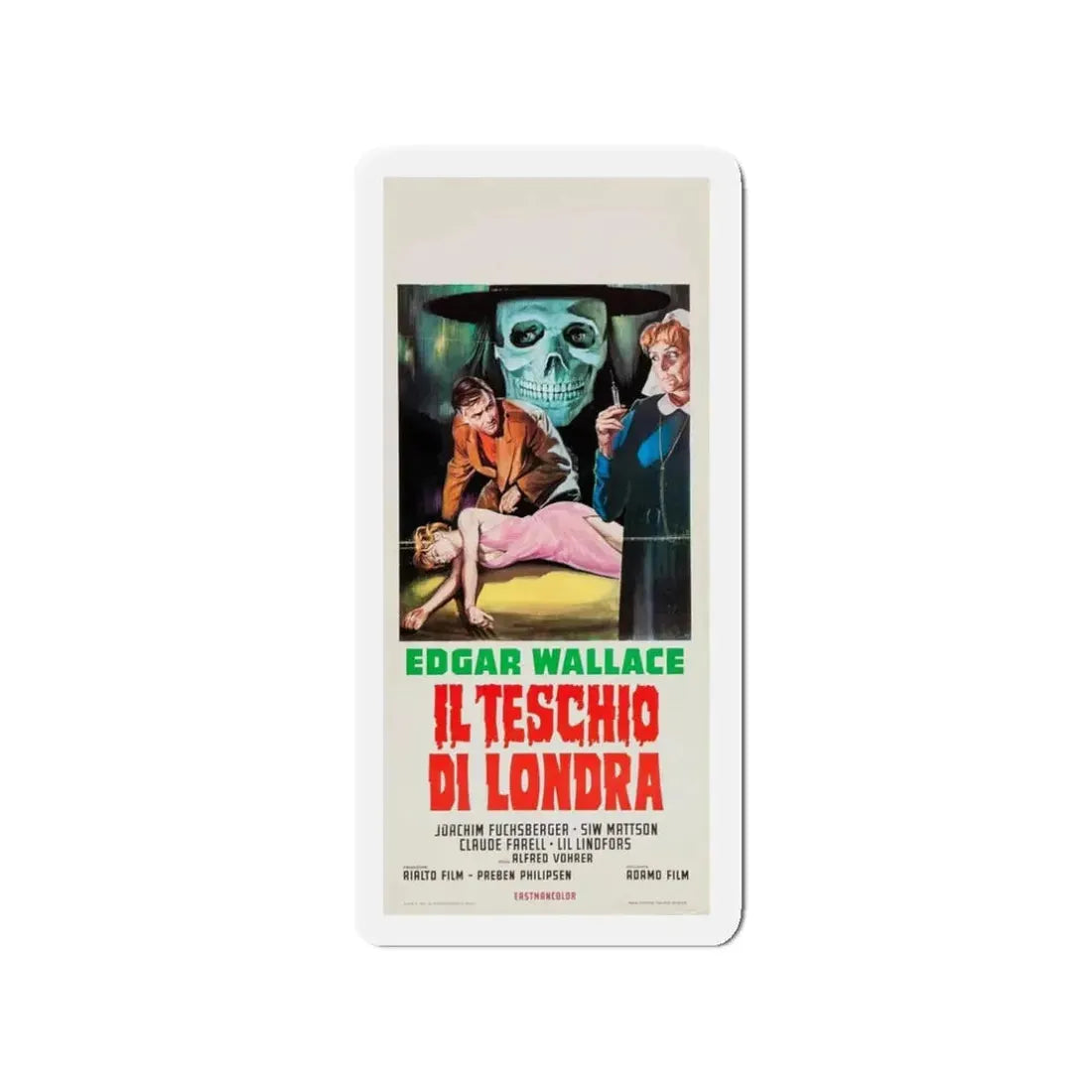THE ZOMBIE WALKS (ITALIAN) 1968 Movie Poster - Refrigerator Magnet 3 Inch - The Sticker Space