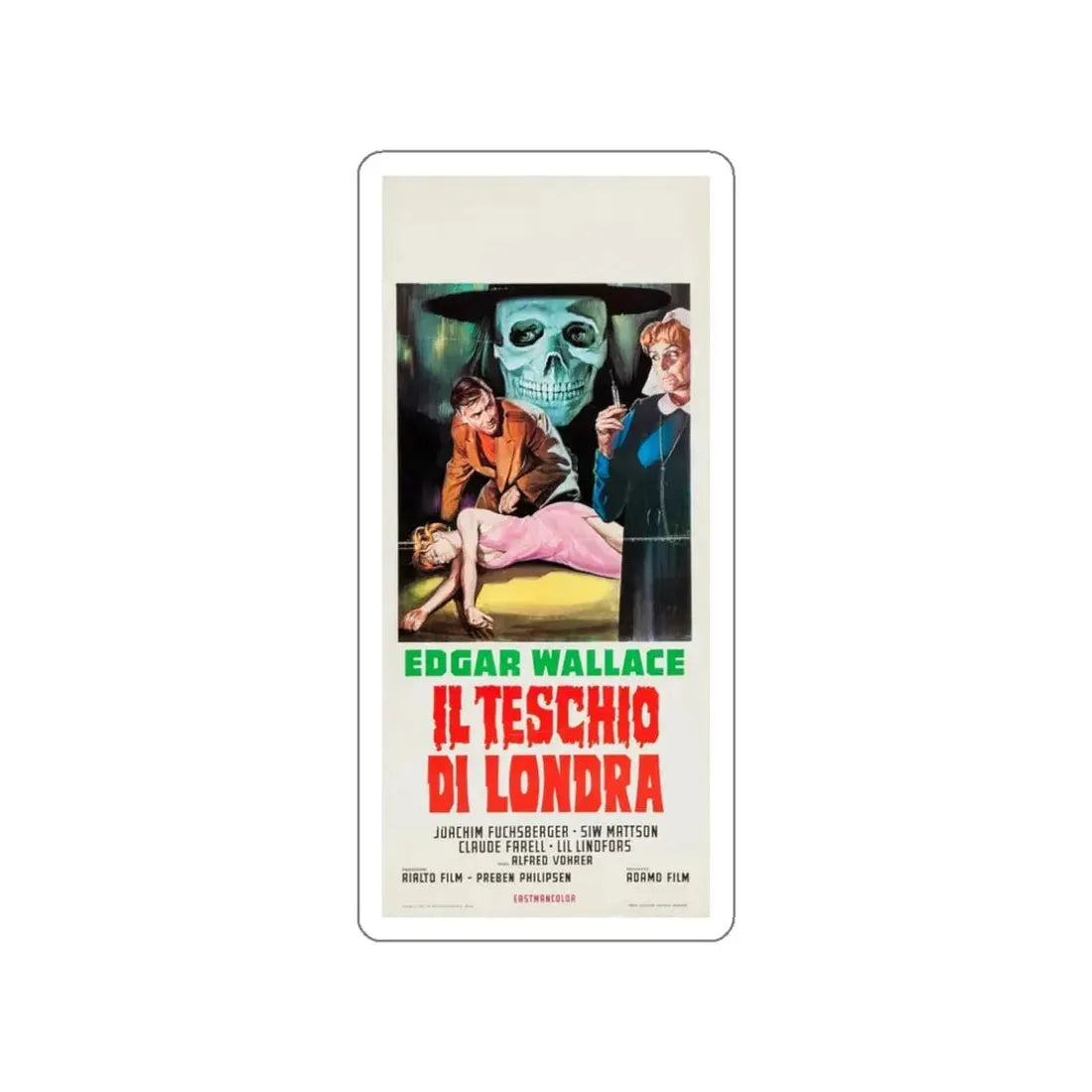 THE ZOMBIE WALKS (ITALIAN) 1968 Movie Poster STICKER Vinyl Die-Cut Decal 3 Inch - The Sticker Space