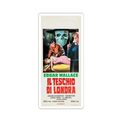 THE ZOMBIE WALKS (ITALIAN) 1968 Movie Poster - STICKER Vinyl Kiss-Cut Decal 4 Inch White - The Sticker Space