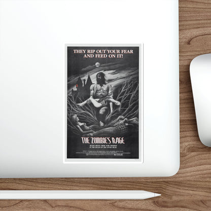 THE ZOMBIE'S RAGE (ANTHROPOPHAGUS) 1980 Movie Poster STICKER Vinyl Die-Cut Decal-The Sticker Space