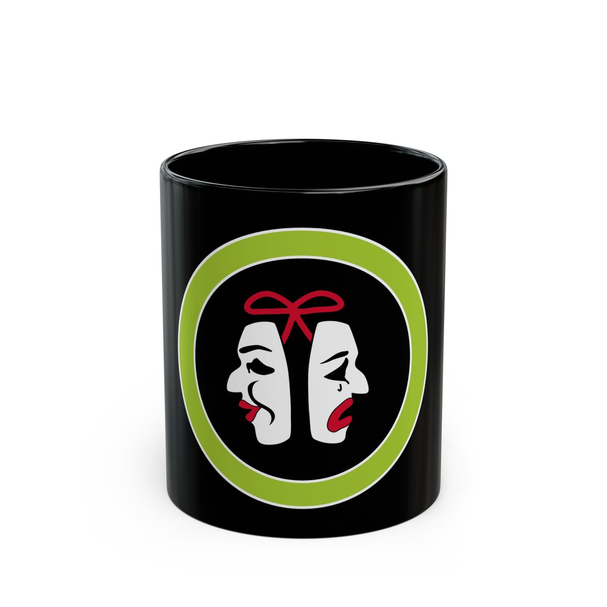 Theater (Boy Scout Merit Badge) Black Coffee Mug-11oz-The Sticker Space