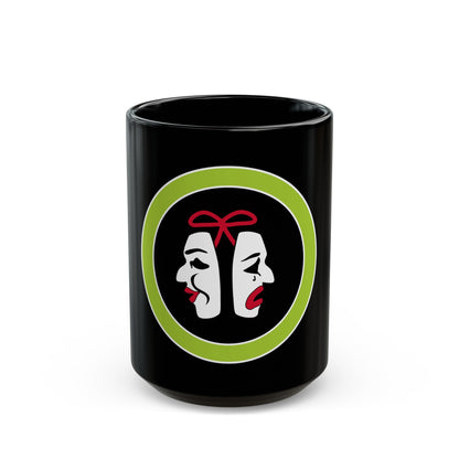 Theater (Boy Scout Merit Badge) Black Coffee Mug-15oz-The Sticker Space