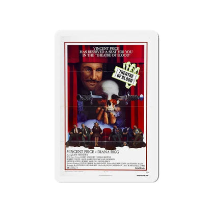 THEATRE OF BLOOD 1973 Movie Poster - Refrigerator Magnet 4 Inch - The Sticker Space