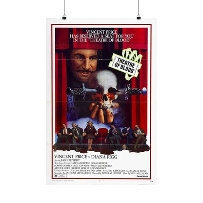 THEATRE OF BLOOD 1973 - Paper Movie Poster 20″ x 30″ Matte - The Sticker Space