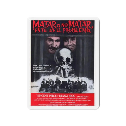 THEATRE OF BLOOD (2) 1973 Movie Poster - Refrigerator Magnet 2 Inch - The Sticker Space