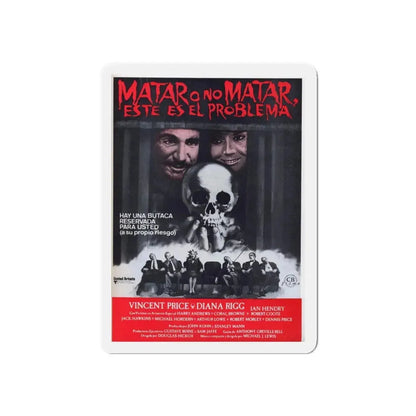 THEATRE OF BLOOD (2) 1973 Movie Poster - Refrigerator Magnet 6 Inch - The Sticker Space