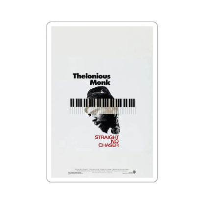 Thelonious Monk Straight, No Chaser 1988 Movie Poster STICKER Vinyl Die-Cut Decal 3 Inch - The Sticker Space