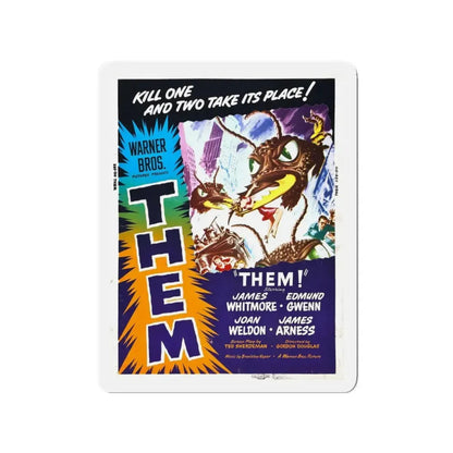 THEM! (2) 1954 Movie Poster - Refrigerator Magnet 3 Inch - The Sticker Space