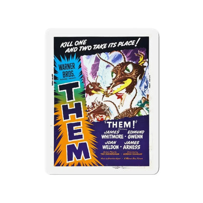 THEM! (2) 1954 Movie Poster - Refrigerator Magnet 4 Inch - The Sticker Space