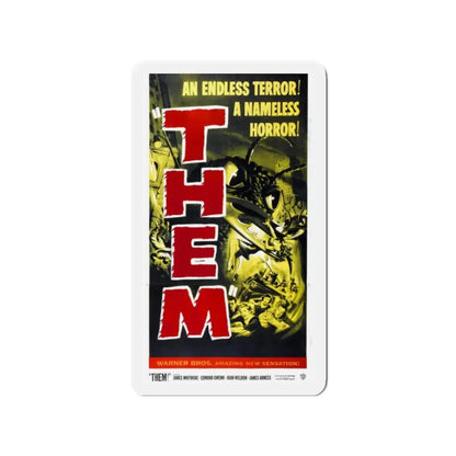 THEM! (3) 1954 Movie Poster - Refrigerator Magnet 2 Inch - The Sticker Space