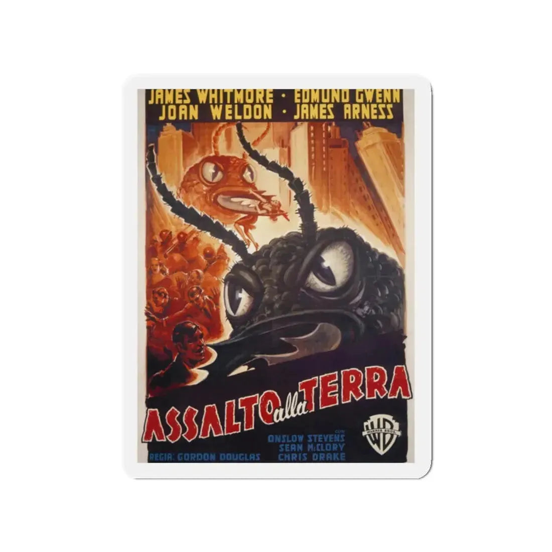 THEM! (ITALIAN) 1954 Movie Poster - Refrigerator Magnet 2 Inch - The Sticker Space