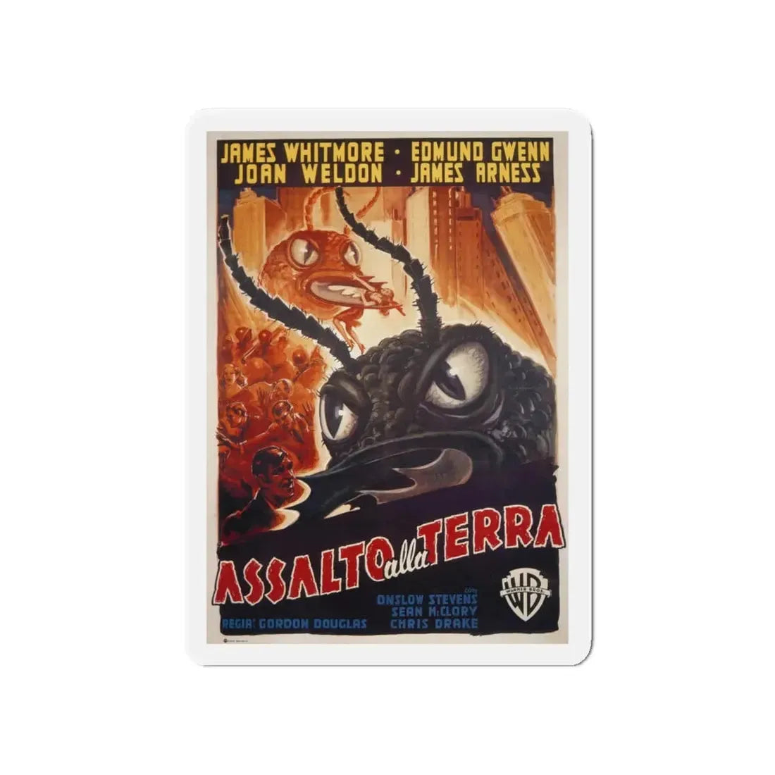 THEM! (ITALIAN) 1954 Movie Poster - Refrigerator Magnet 4 Inch - The Sticker Space