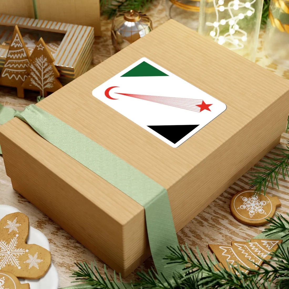 Theodore Saruf Palestine Flag Proposal (Palestine) STICKER Vinyl Kiss-Cut Decal - The Sticker Space
