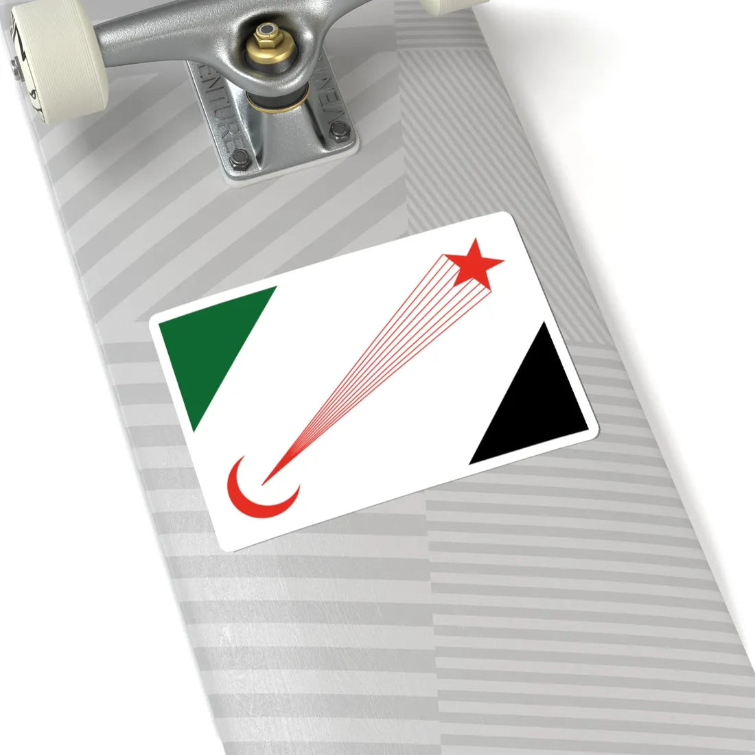 Theodore Saruf Palestine Flag Proposal (Palestine) STICKER Vinyl Kiss-Cut Decal - The Sticker Space