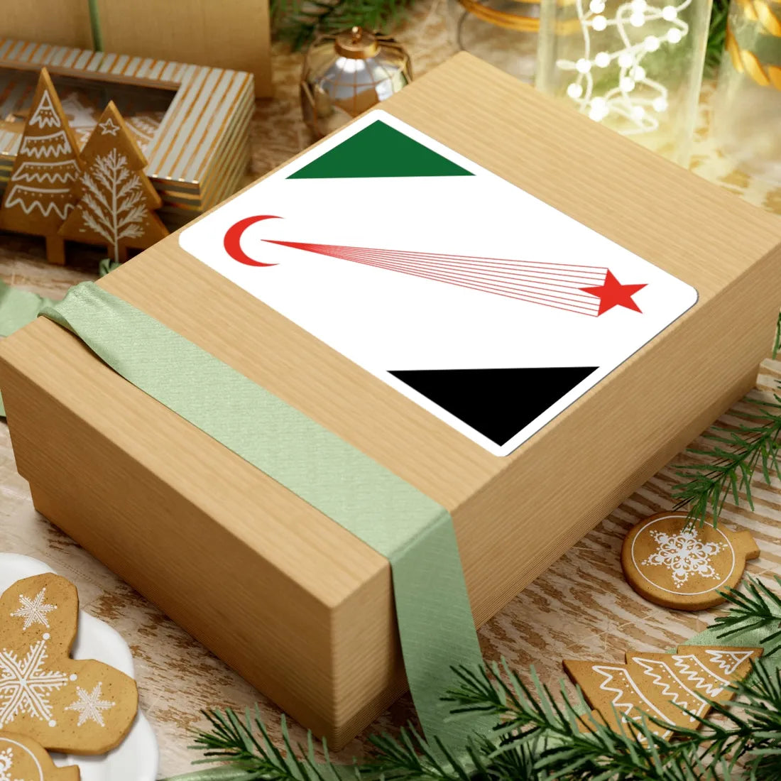 Theodore Saruf Palestine Flag Proposal (Palestine) STICKER Vinyl Kiss-Cut Decal - The Sticker Space