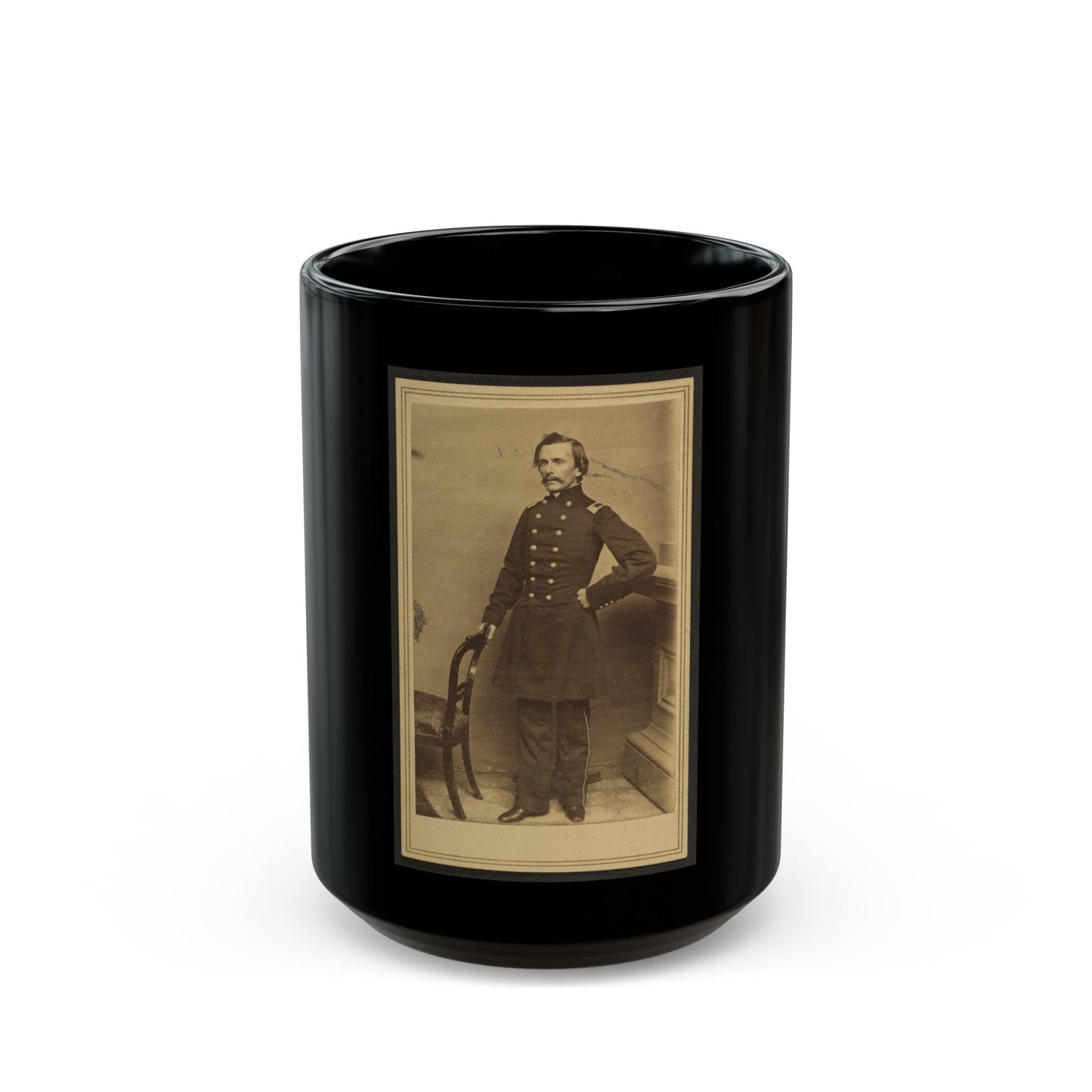 Theodore Talbot (U.S. Civil War) Black Coffee Mug-15oz-The Sticker Space