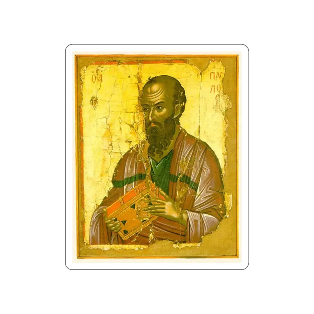 THEOPHANES the Cretan - St Paul (Artwork) STICKER Vinyl Die-Cut Decal White Die-Cut 2 Inch - The Sticker Space