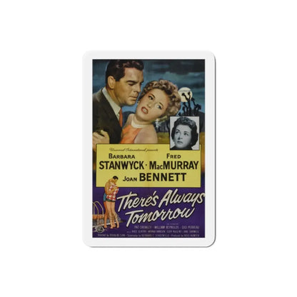 Theres Always Tomorrow 1956 Movie Poster Refrigerator Magnet 2 Inch - The Sticker Space
