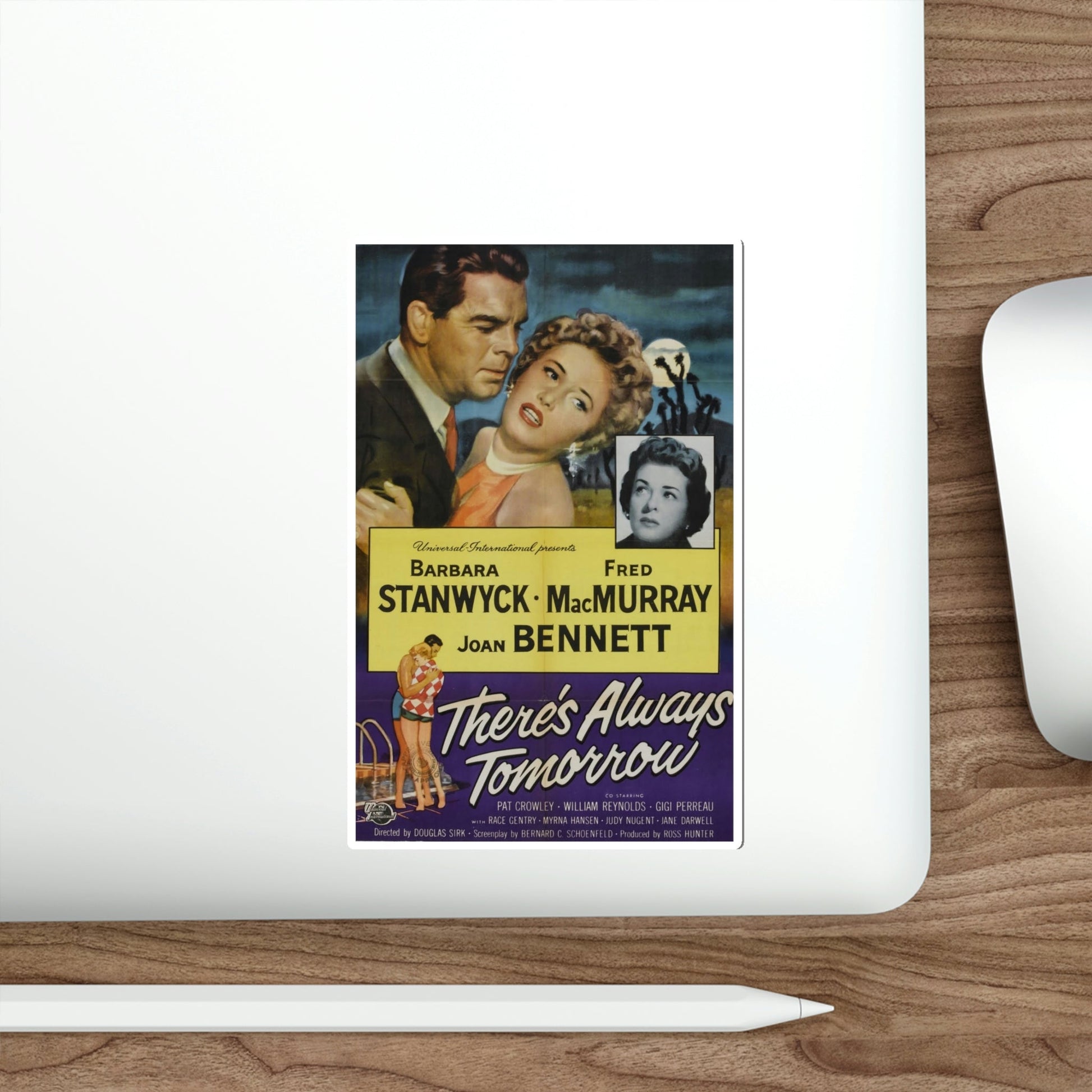 Theres Always Tomorrow 1956 Movie Poster STICKER Vinyl Die-Cut Decal-The Sticker Space