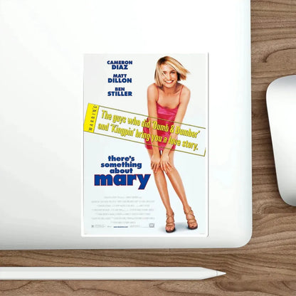 Theres Something About Mary 1998 Movie Poster STICKER Vinyl Die-Cut Decal - The Sticker Space